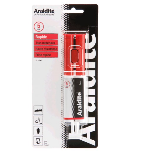 Colle Araldite rapide seringue 24ml