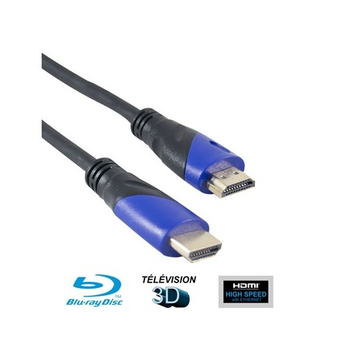 CABLE HDMI V2.0 3M 4K mâle mâle