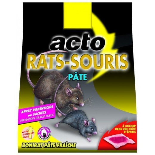 Acto Rats Souris Pâte raide 150 G (15 x 10 G)