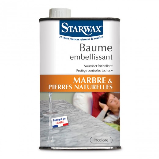 Baume embellissant pour marbre et pierres naturelles