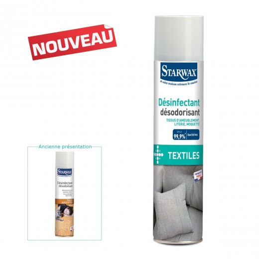 Désinfectant désodorisant textiles 300ml