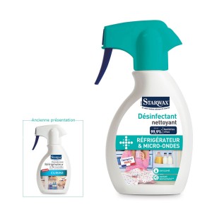 Désinfectant nettoyant réfrigérateurs & micro-ondes 250 ml